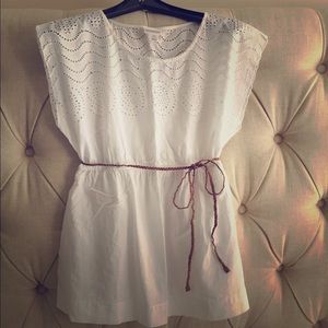 Motherhood Maternity eyelet top